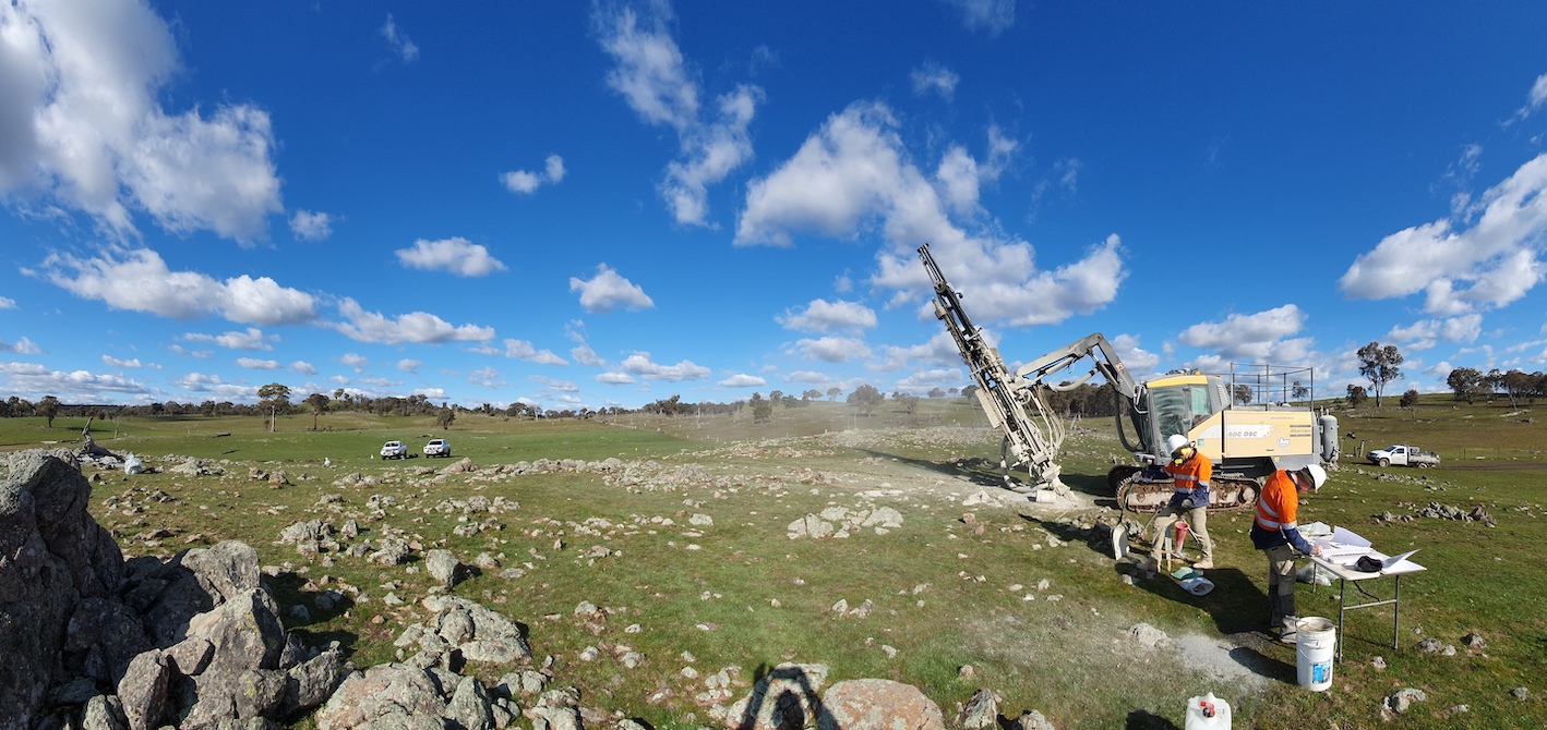 The five quarry sites were chosen for their proximity to the Rye Park Wind Farm project in NSW. Image: ARDG.