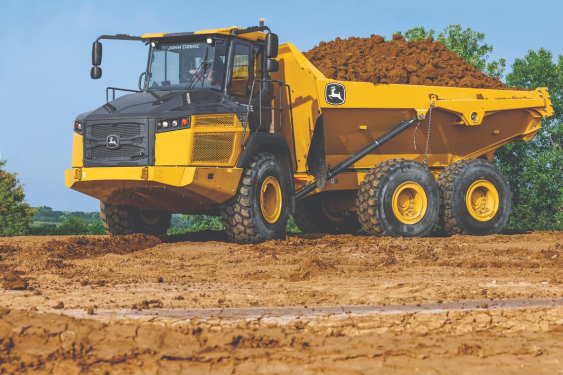 John Deere Confirms New ADT Features Quarry