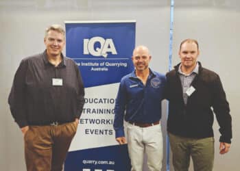 Theo Venter (centre) is set to speak at the IQA’s national conference later this year. Image: Theo Venter