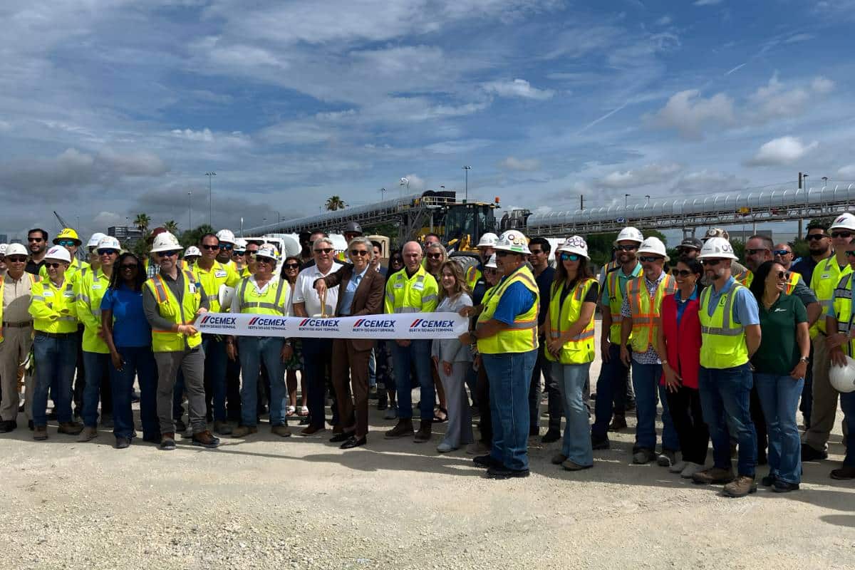 Cemex US debuts expanded terminal in America